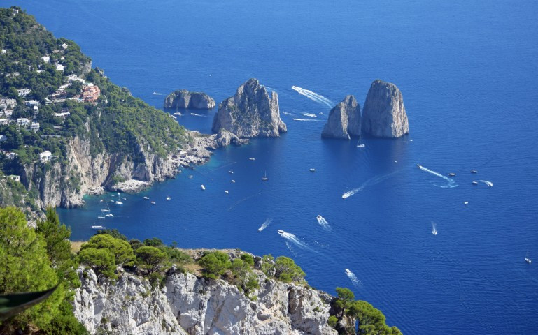Departure from Capri