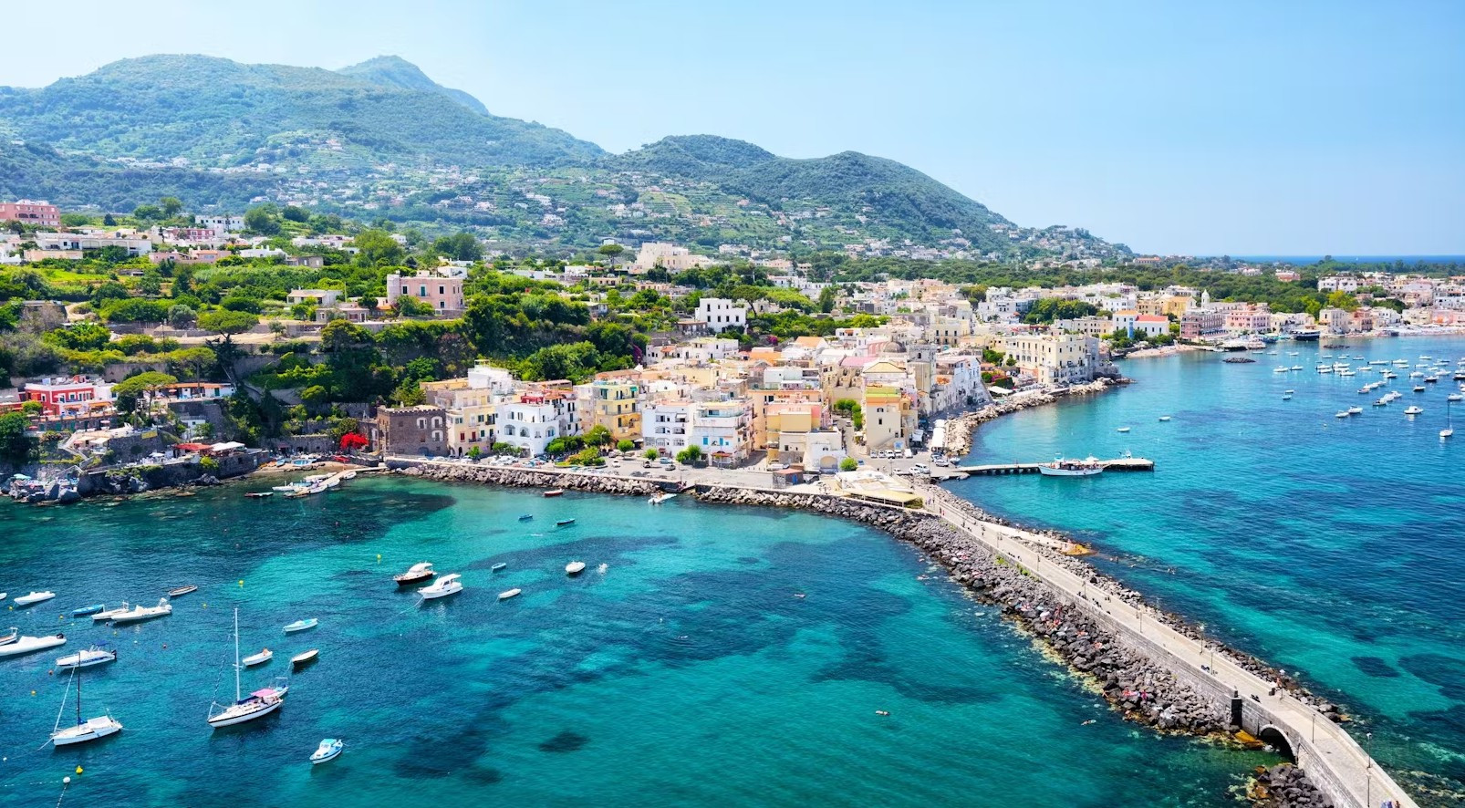 Departure from Ischia